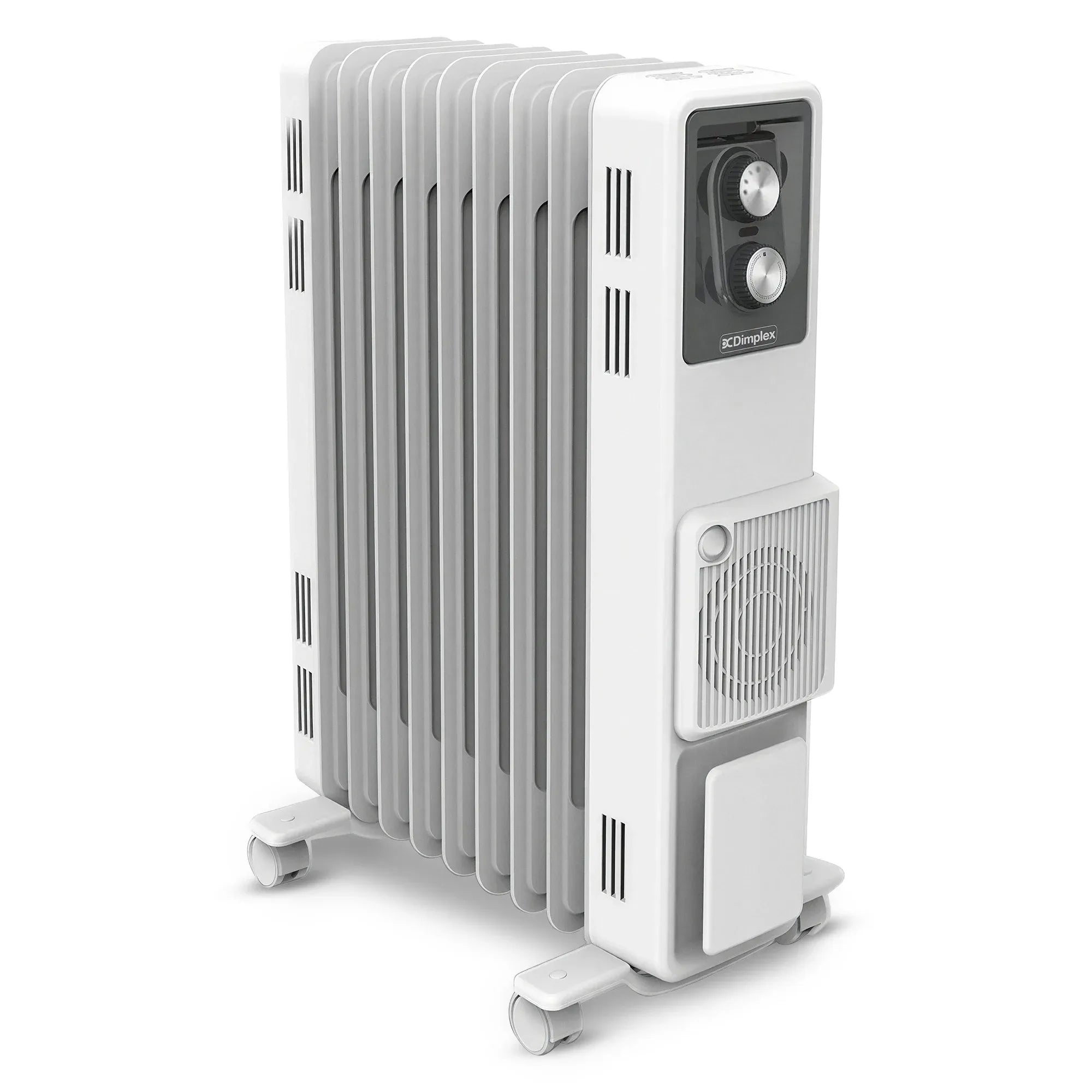 Dimplex 2.4kW Oil Column Heater with Turbo Fan 9 Fin Portable Radiator